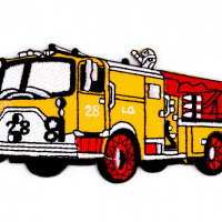 Nažehlovačka - hasičské auto 3 - Žltá