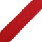 Šikmý prúžok bavlnený 15mm - Červená 35