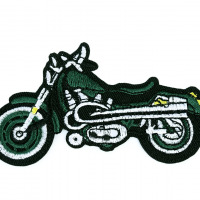 Nažehlovačka - motorka 2 - Zelená 05
