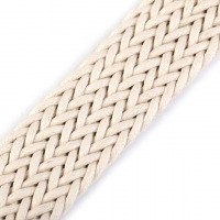 Splietaný popruh šírka 30 mm - Režná svetlá 06