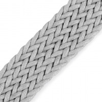 Splietaný popruh šírka 30 mm - Svetlošedá 11