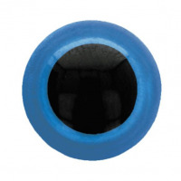 Bezpečnostné oči farebné - 6 mm - Modrá
