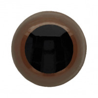 Bezpečnostné oči farebné - 6 mm - Hnedá