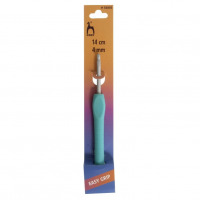 Háčik na háčkovanie Pony Easy Grip - s pogumovanou rúčkou - 4 mm