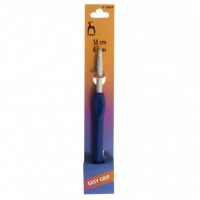 Háčik na háčkovanie Pony Easy Grip - s pogumovanou rúčkou - 6 mm