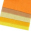 Farebná sada dekoratívnych filcov/plstí 10x45 cm - Žltooranžová 01