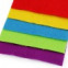 Farebná sada dekoratívnych filcov/plstí 10x45 cm - Červená-žltá-modrá-zelená-fialová 09