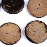 Gombík drevený - kokos obojstranný Ø 38,1 mm