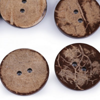 Gombík drevený - kokos obojstranný Ø 30 mm
