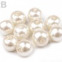 Voskované perly - Ø8 mm - 50g - 02B Off white