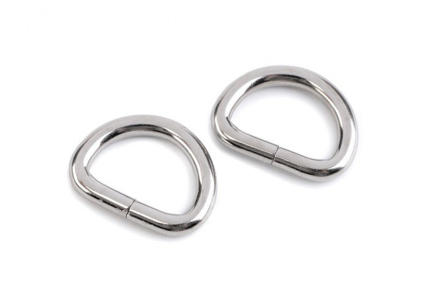 Polokrúžok 20 mm / Polokrúžok 20mm - Nikel 01