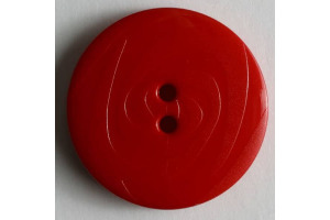 Gombík plastový - Červený  Ø 18mm - Ornament