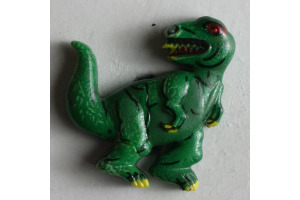 Gombík detský - Dinosaurus - 20 mm