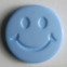 Gombík detský SMILE - Ø15 mm - modrá