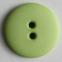 Gombík plastový - Hladký Ø18 mm -zelená