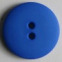 Gombík plastový - Hladký Ø18 mm - modrá