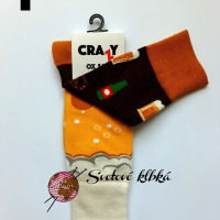 Ponožky Crazy - Bavlnené - 40/46 - 01