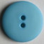 Gombík plastový - Hladký Ø18 mm - modrá svetlá