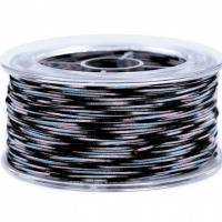 Šnúrka dúhová Ø0,8 mm - Čierna-multikolor 05