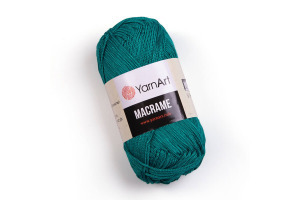 Macrame 158 - tmavá tyrkysová