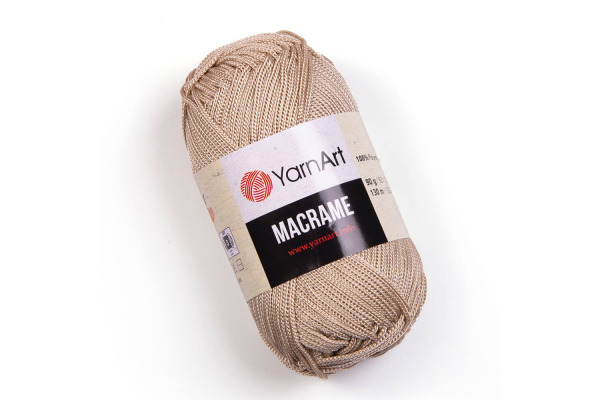 Macrame 166 - režná tmavá
