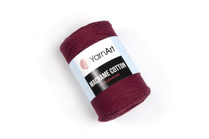 Macrame Cotton 781 - bordová