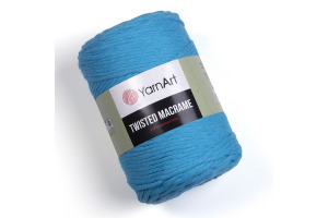 Twisted Macrame 5mm - 763 svetlá tyrkysová