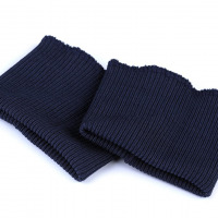 Úplet elastický na rukávy - šírka 7 cm - Modrá tmavá 104