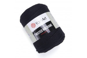 Twisted Macrame 5mm - 750 čierna