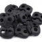 Brzdičky s dvoma dierkami 20x20 mm - Čierna 01