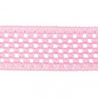 Guma pletená 50 mm - pink/ružová