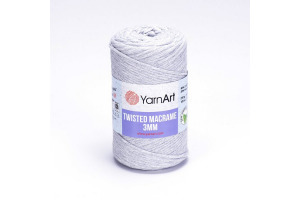 Twisted Macrame 3mm - 756 sivá svetlá