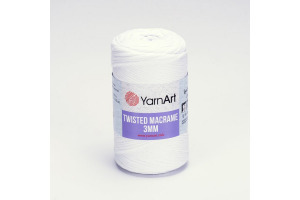 Twisted Macrame 3mm - 751 biela
