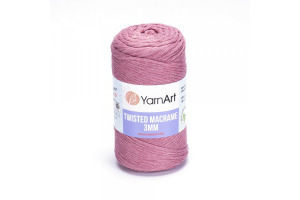 Twisted Macrame 3mm - 792 staroružová