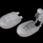 Plastová koncovka 15x19 mm zamačkávacia - Transparent 04