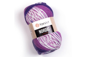 Nordic 658 - fialová-biela