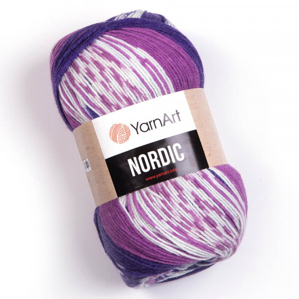 Nordic 658 - fialová-biela