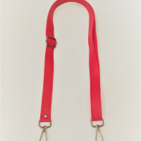 Rúčky na tašky - crossbody - 70-126cm Červená 10