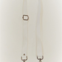Rúčky na tašky - crossbody - 70-126cm - Biela 09