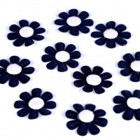 Filcový kvet  Ø 27 mm - Modrá tmavá 13
