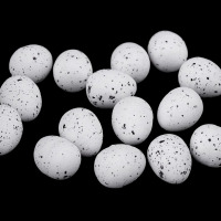 Polystyrénové prepeličie vajíčka - Biela 01