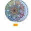 Drevené dno - Kruh - maľované-Mandaly vzor 24