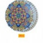 Drevené dno - Kruh - maľované-Mandaly vzor 26