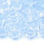 Gombík plastový Ø10mm - transparent polookrúhly - Modrá 03