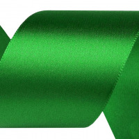 Atlasová stuha šírky 40 mm - zväzok po 5 m - Zelené papradie 19