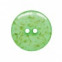 Gombík plastový Ø 23mm - Farebný mramor - Zelená