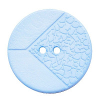 Gombík plastový Ø20mm - Mozaika - Modrá