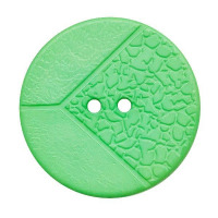 Gombík plastový Ø20mm - Mozaika - Zelená