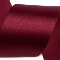 Atlasová stuha šírka 50 mm - zväzok po 3 m - Bordová 48