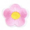 Nažehlovačka - vyšívaný kvet 30mm - Ružová svetlá 03